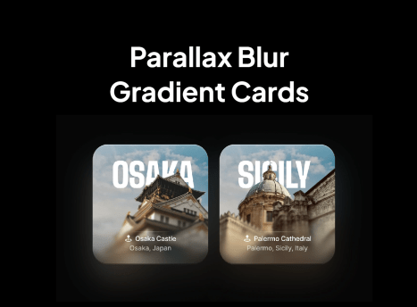 Parallax Blur Gradient