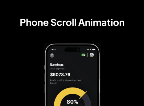 Phone Scroll Animation