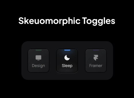 Skeuomorphic Toggle