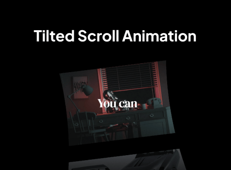 Tilted Scroll Animation