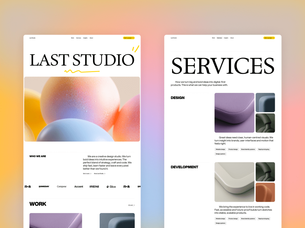Last Studio · Agency Framer Template