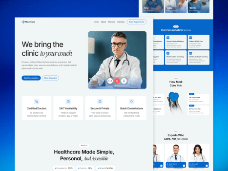 Medicure — Medical Website Template