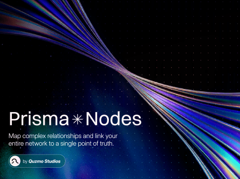 Prisma Nodes: Visualize tech stacks with premium fiber animation