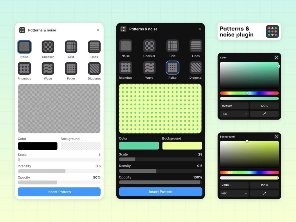 Patterns & noise