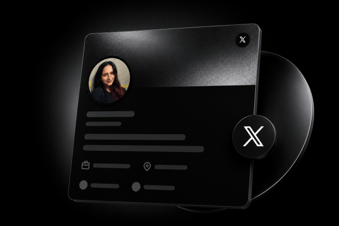X Profile card