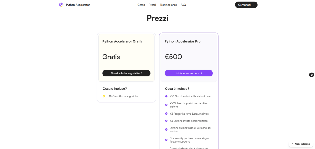 Online Course Landing Page